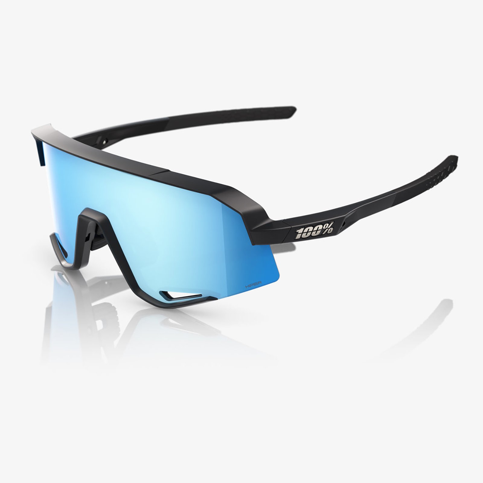 100% SLENDALE MATT BLK HiPER BLU - Black - View 1
