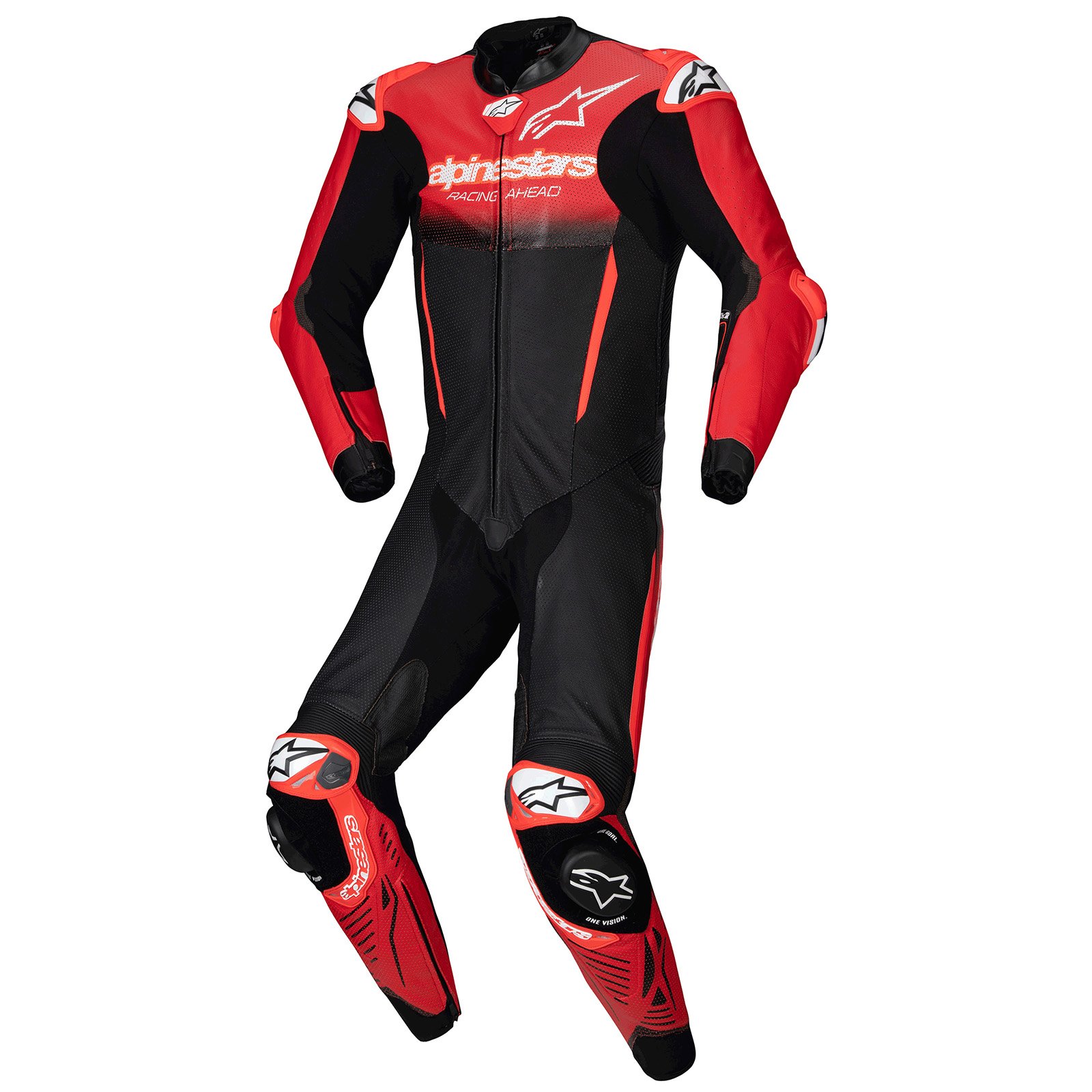 ALPINESTARS GPR7 1PC LTR SUIT BLK RED - Black