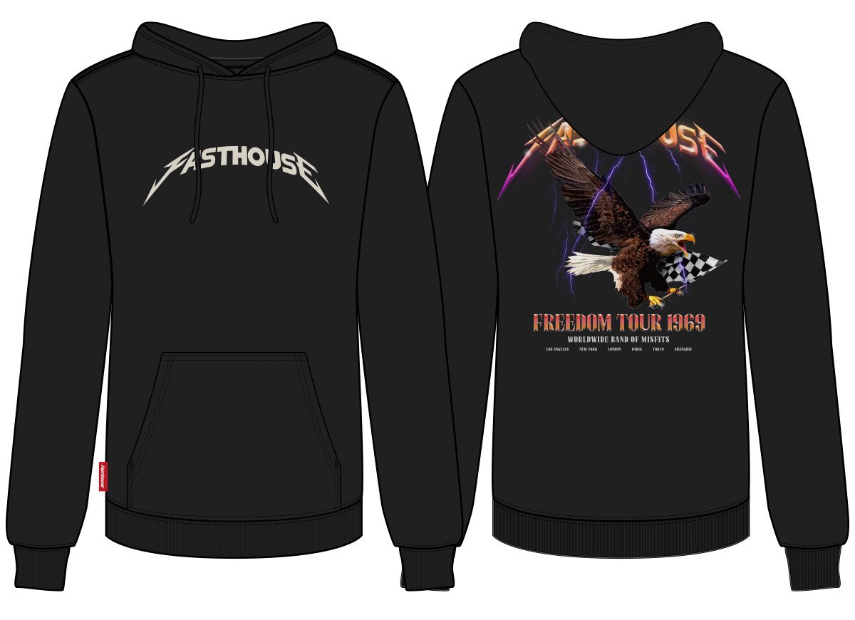 FastHouse ARISE HOODPLLOVR VNTG BLK - View 1
