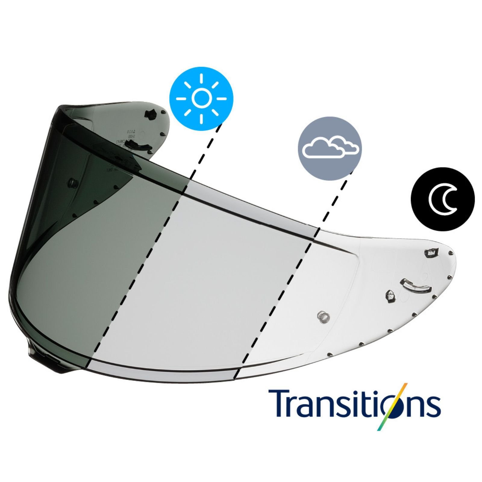 SHOEI CWR-F2 PHOTOCHROMIC SHIELD